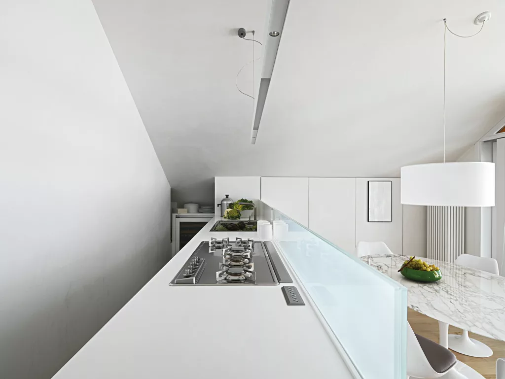 Interiors of the Kitchen in a Modern Apartment